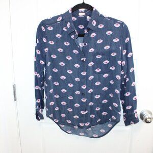 ARITZIA Sunday Best floral button down shirt size XXS
